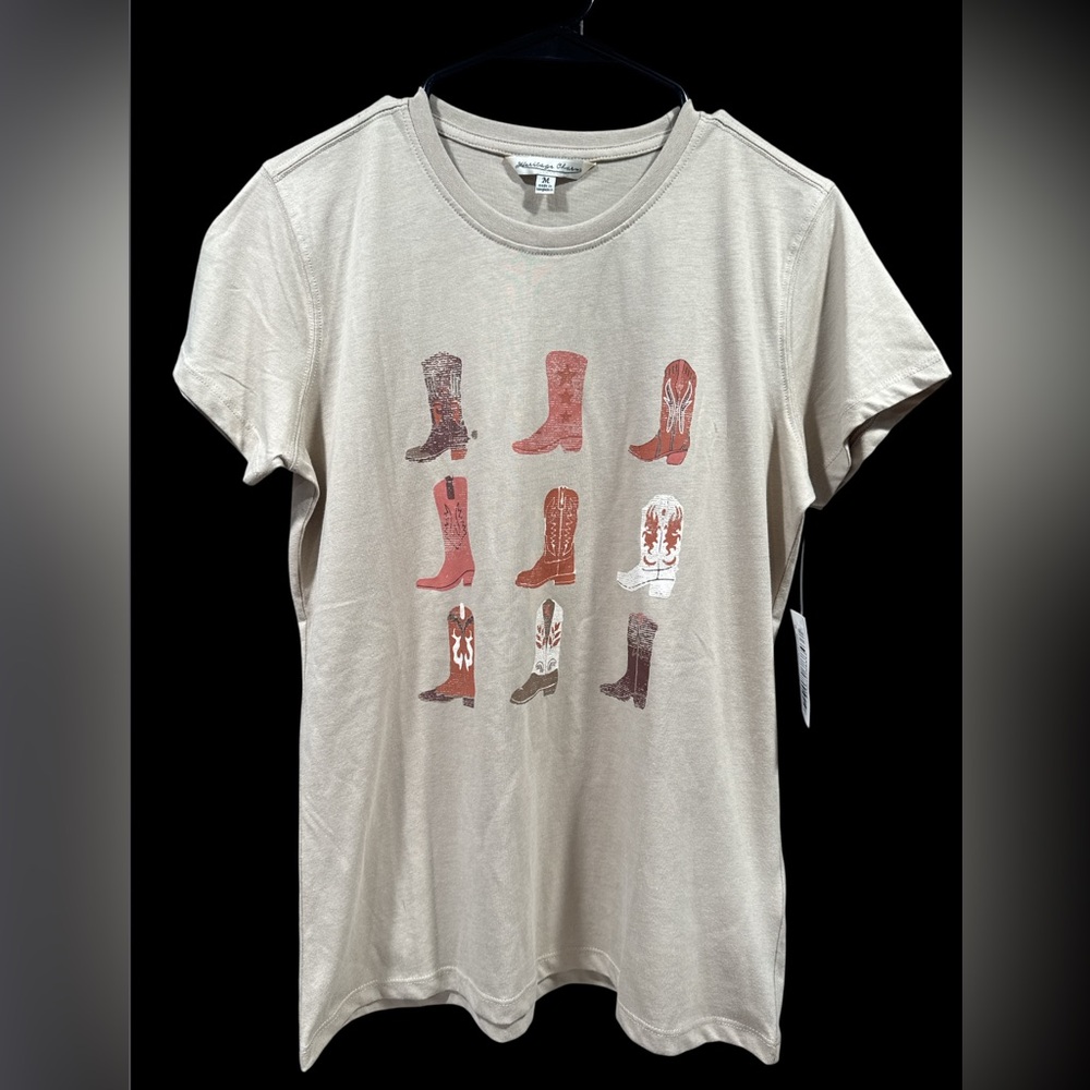 Heritage Charm Tan T-Shirt